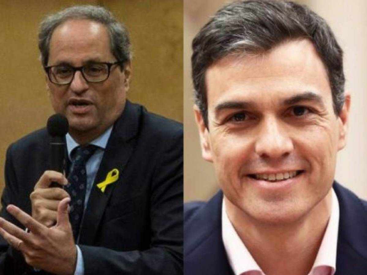 España: Sánchez y Torra se reúnen sobre secesión de Cataluña  
