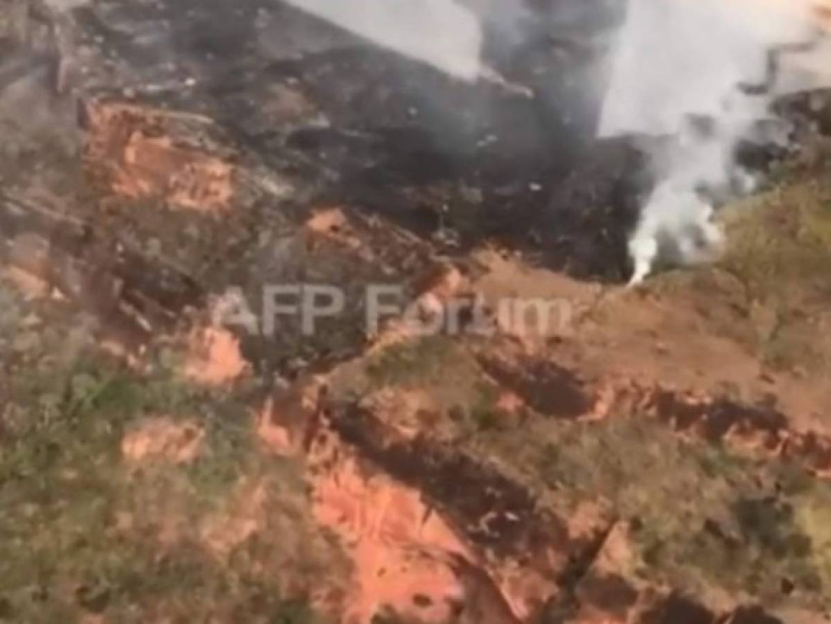 Así se ve el incendio del Amazonia desde el espacio