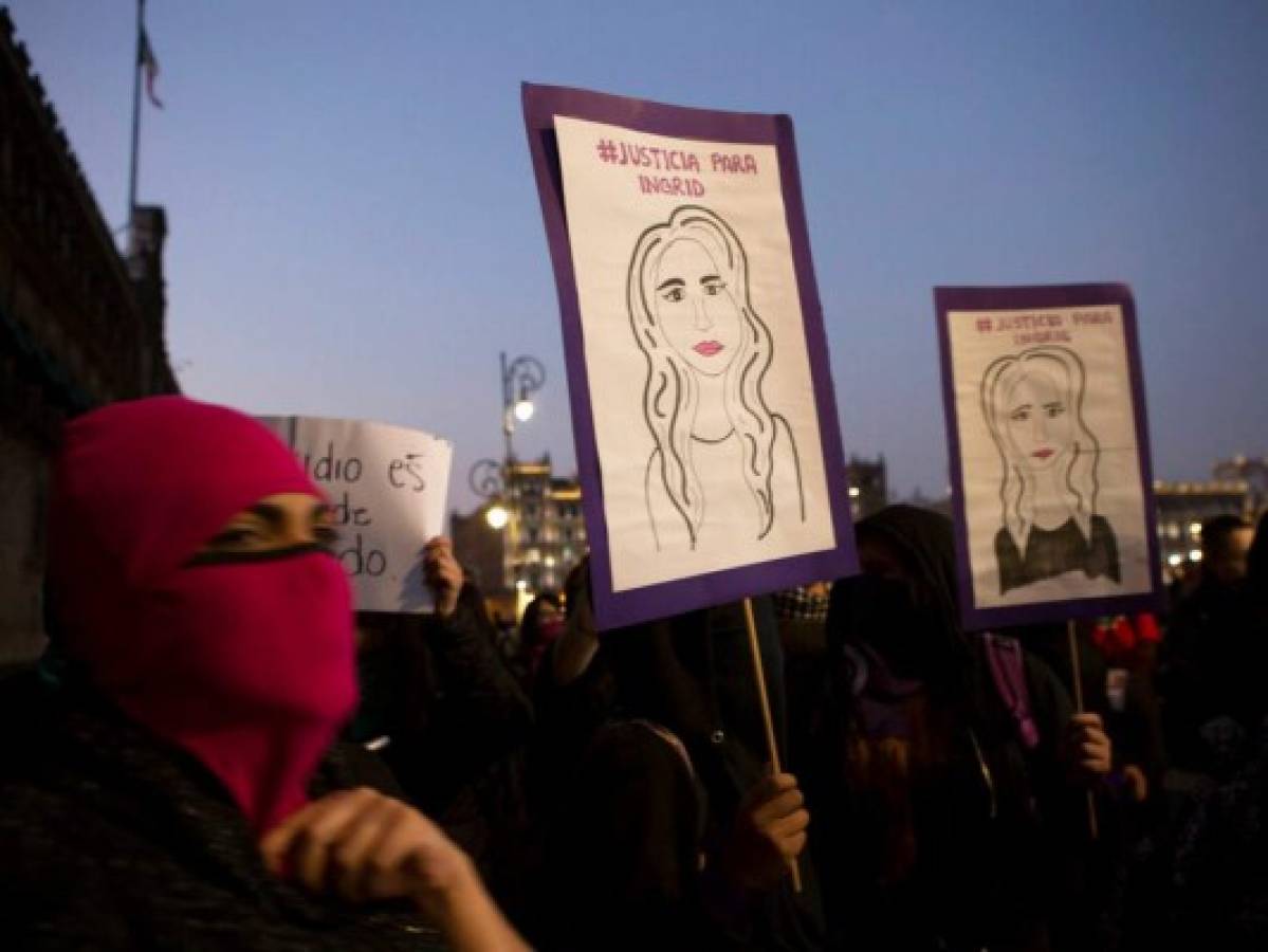 Protestan en México por brutal femicidio de Ingrid Escamilla