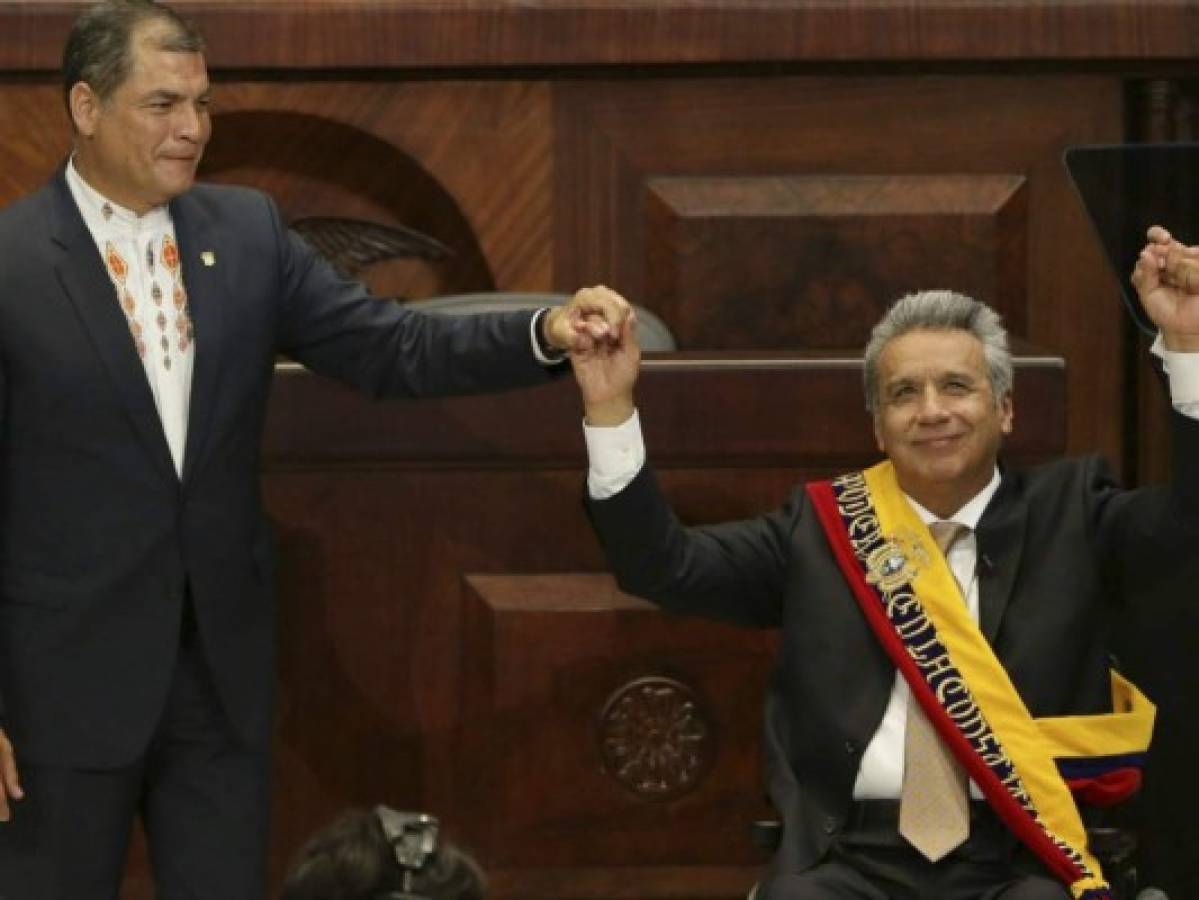 Moreno y Correa chocan por el futuro político de Ecuador