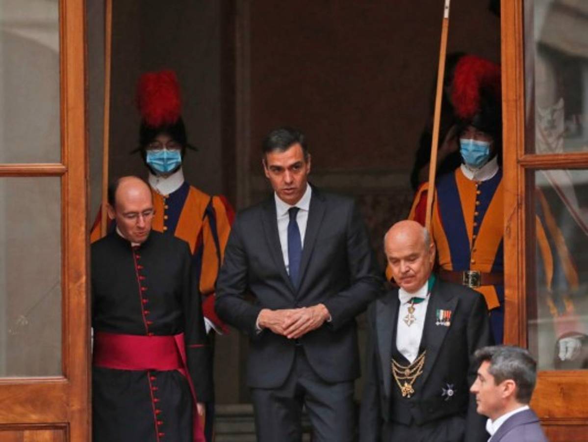 Papa Francisco recibe a Pedro Sánchez en El Vaticano