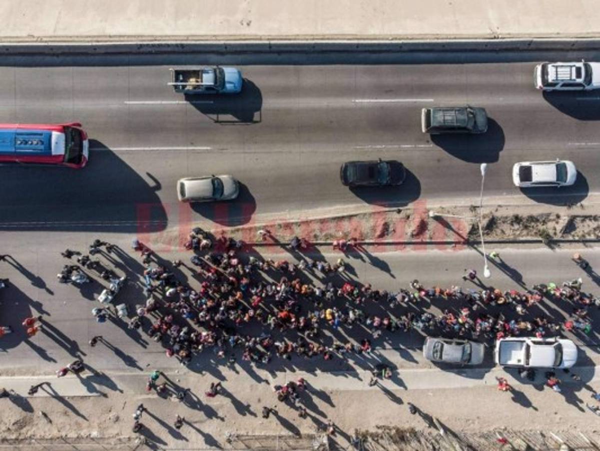 Más de 1,500 centroamericanos de caravana migrante llegaron a frontera México-EEUU