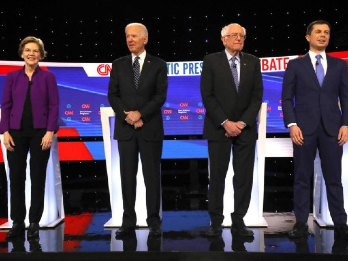 Así se desarrolla el último debate demócrata en Iowa, Estados Unidos