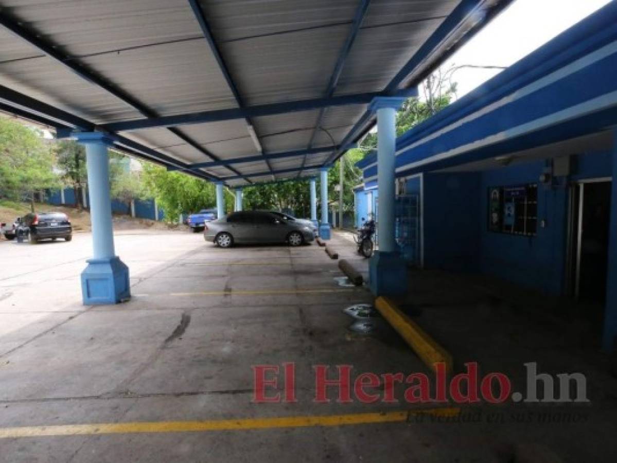 Así lucía el estacionamiento de la regiduría municipal. Foto: Johny Magallanes/El Heraldo