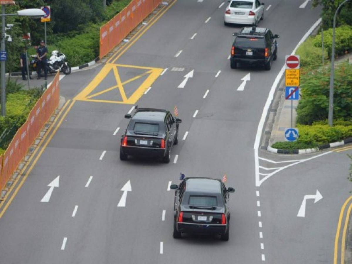 Cumbre Trump y Kim: El magnate sale de su hotel para dirigirse a histórica reunión