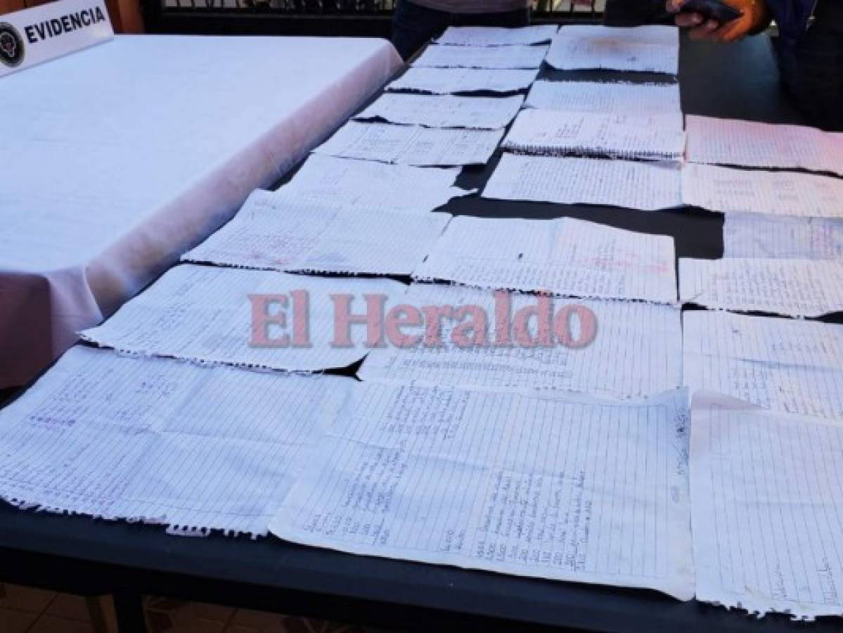 Decomisan notas sobre sicarios y víctimas a sospechosos de masacre en Nacaome