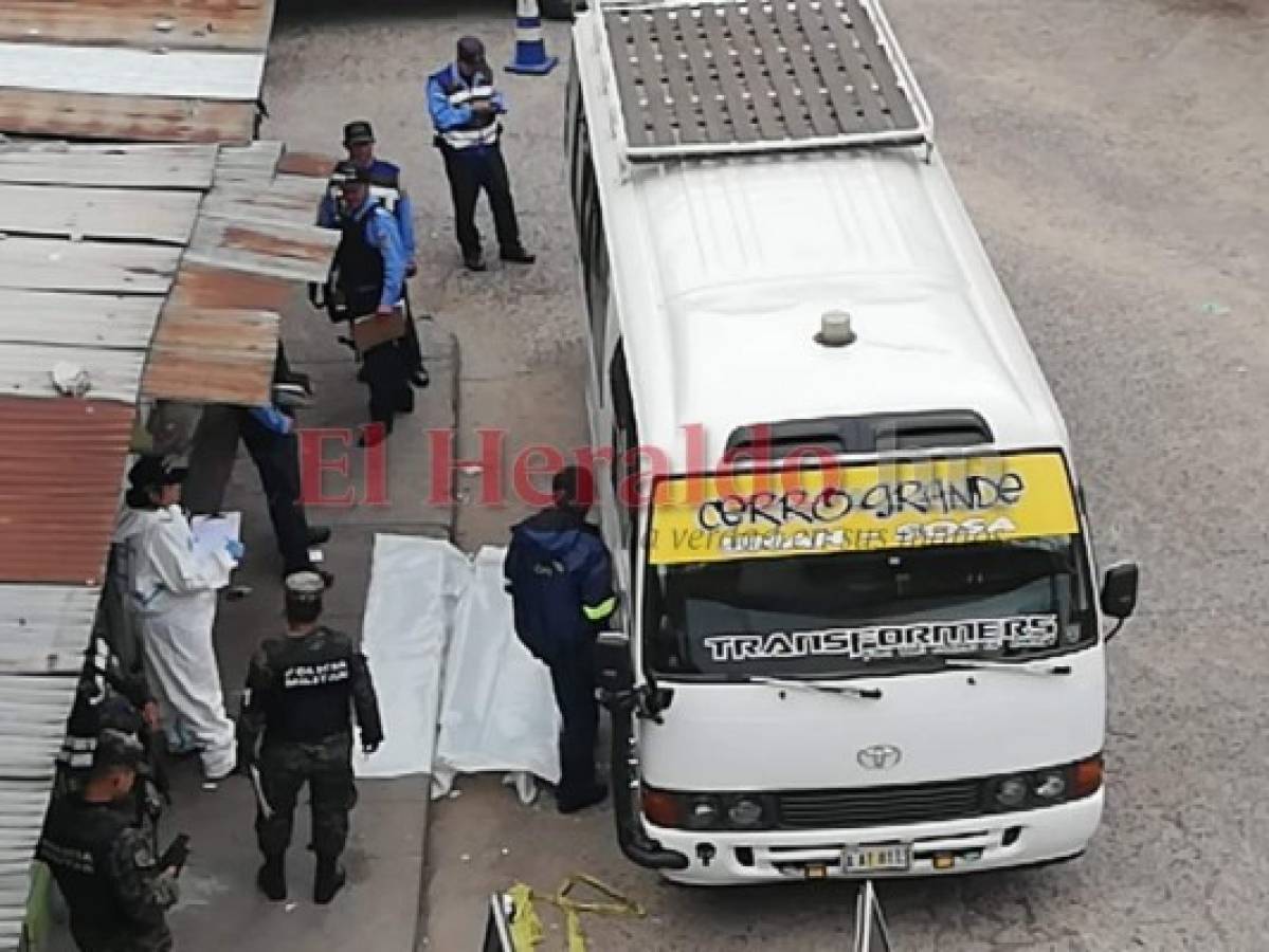 Matan a un pasajero dentro de bus rapidito en la capital  