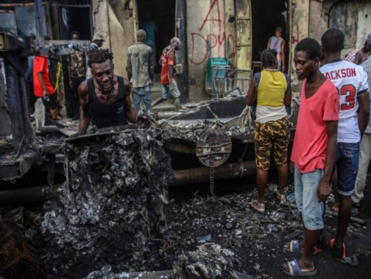 En Haití, miseria y pandillas detrás de la explosión trágica de un camión cisterna