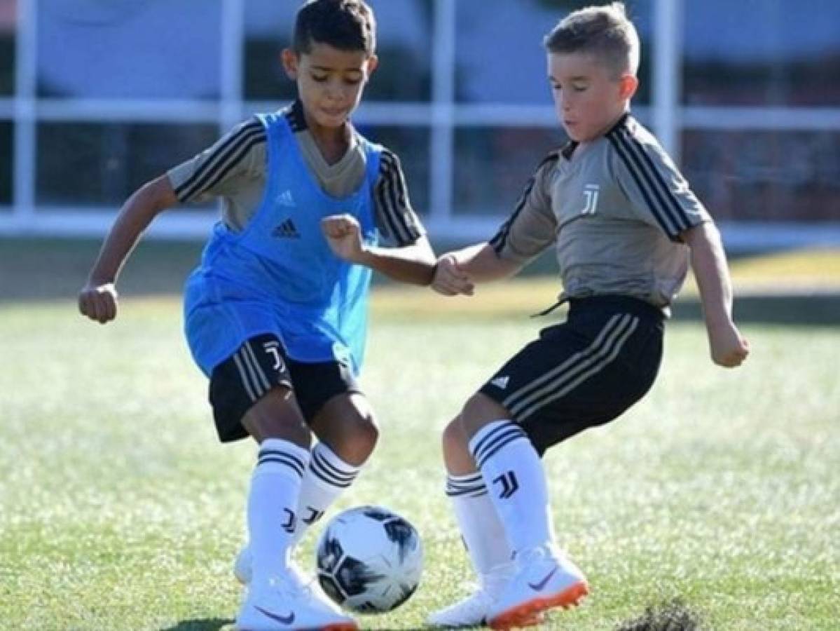 Hijo de Cristiano Ronaldo debuta en la Juventus infantil con cuatro goles