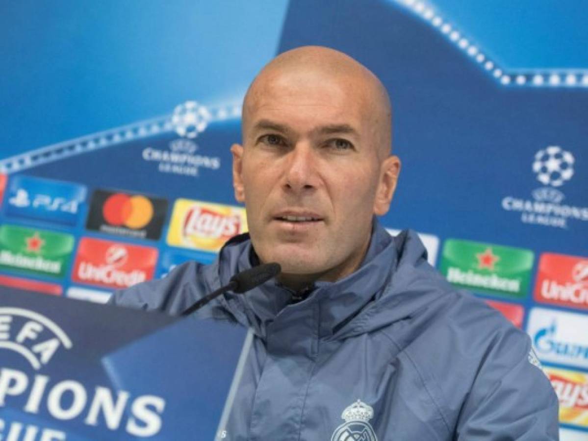 'Admiro a James', asegura técnico del Real Madrid Zinedine Zidane