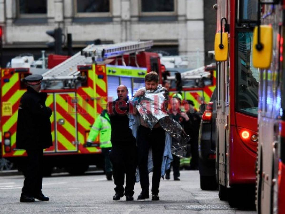 Los videos del ataque 'terrorista” en Londres difundidos en redes  