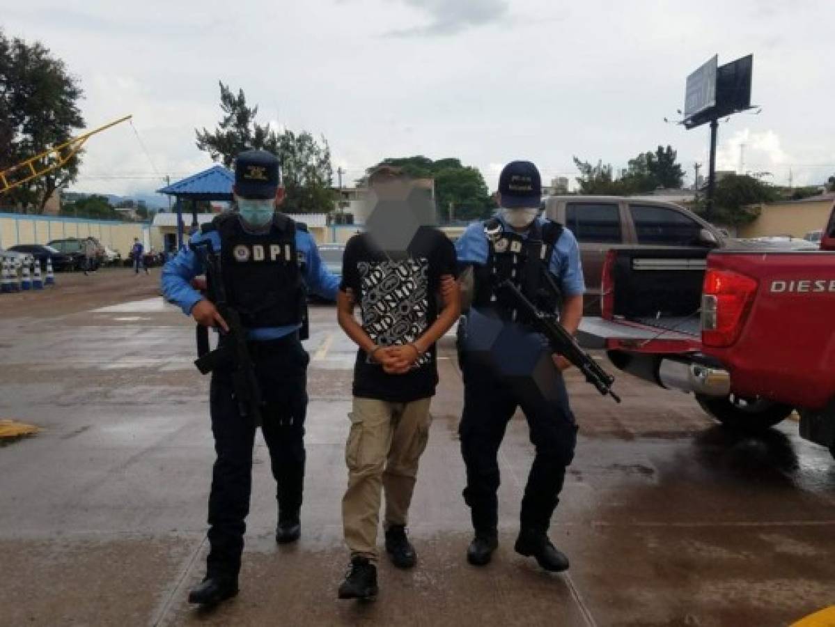 Capturan a vendedor de droga de la Mara Salvatrucha en la capital de Honduras