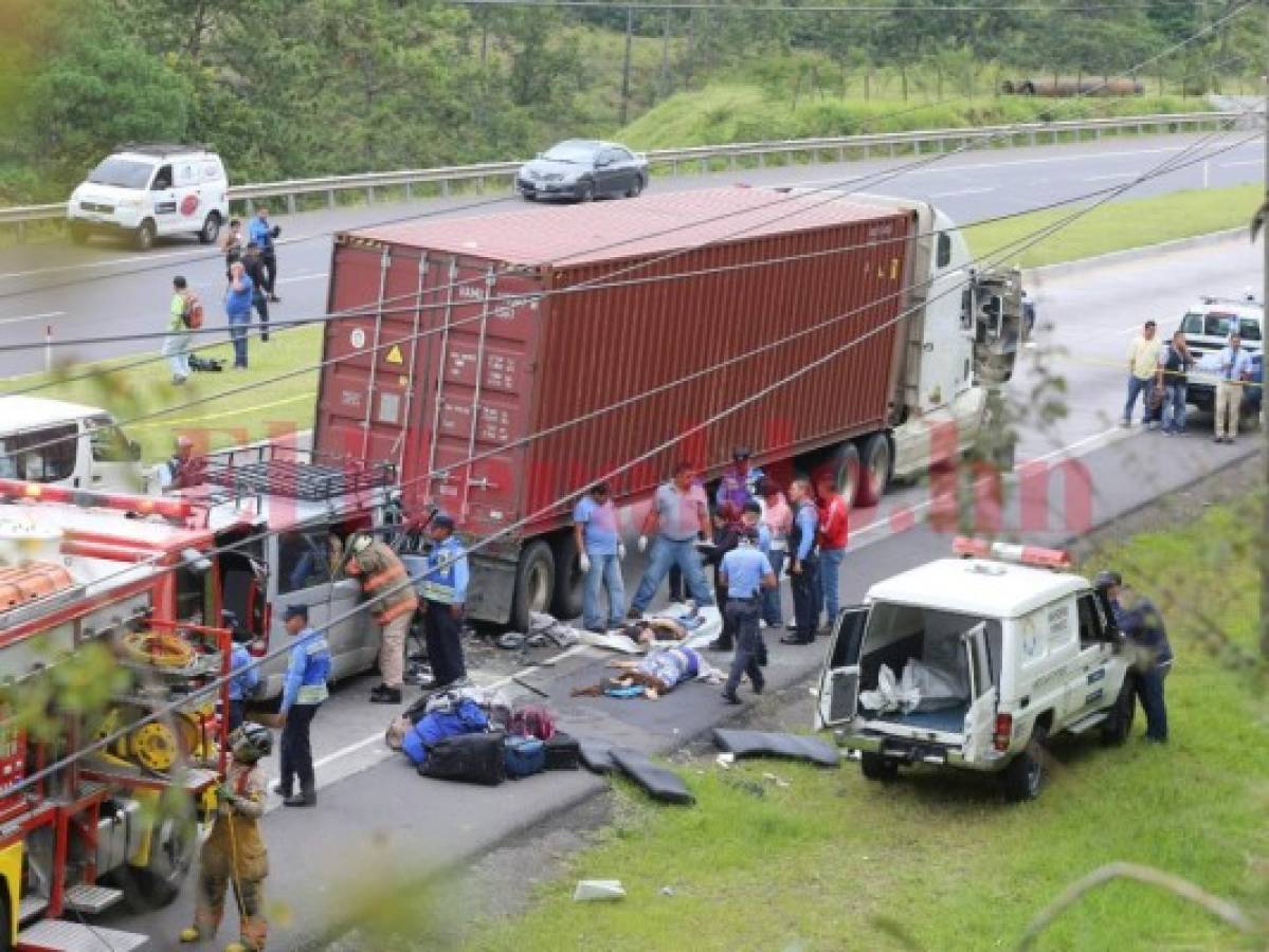 Esposo de fallecida en accidente de la CA-5: 'Me duele mucho, pero doy gracias a Dios por mi hijo”