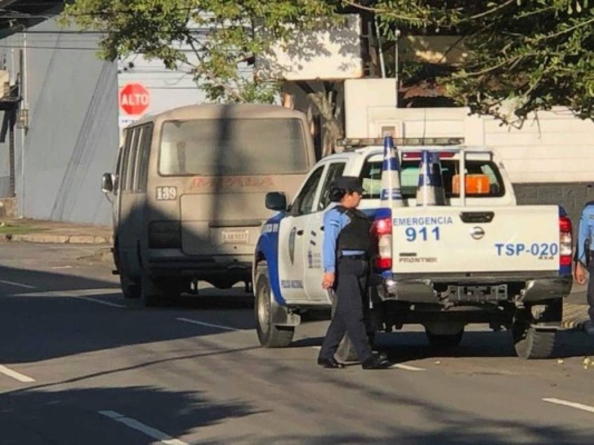 Presunta sicaria mata a disparos a conductor de bus ejecutivo en el barrio Las Acacias de San Pedro Sula
