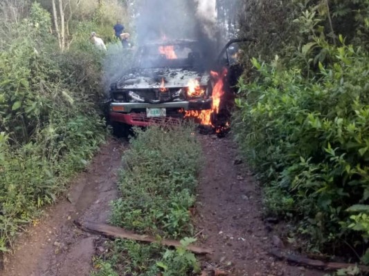Matan a dos hombres y luego queman sus cuerpos en Silca, Olancho