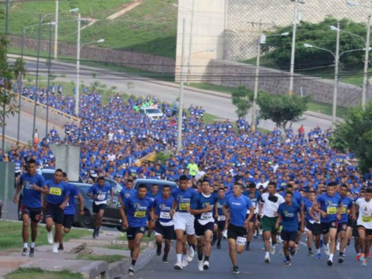 Más de 4 mil participantes se dieron cita en la Primera Carrera del Policía Hondureño