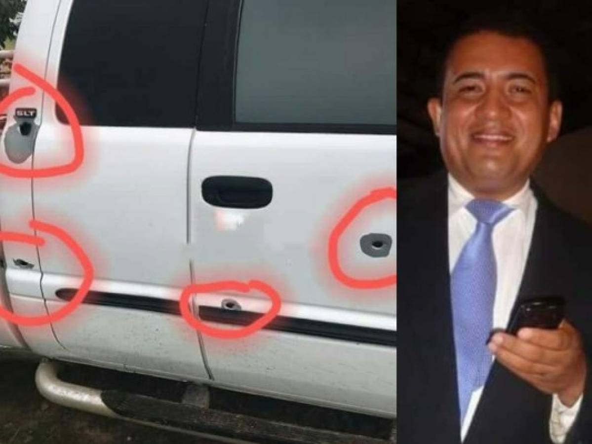A balazos atacan el vehículo de Luis Sandoval, exregidor de La Ceiba