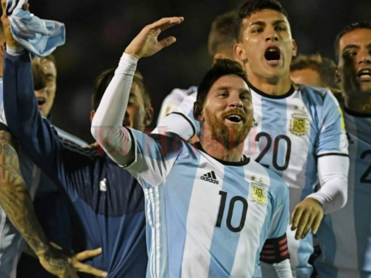 Lio Messi logró clasificar en último momento a Argentina para el Mundial de Rusia 2018. Foto: Agencia AFP.