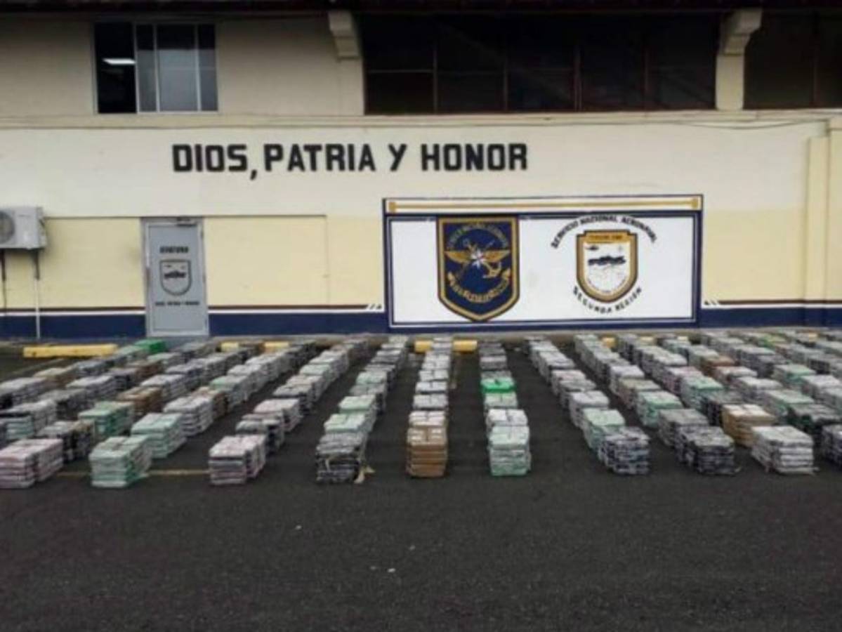 Cocaína incautada en el mar Caribe se dirigía a Centroamérica