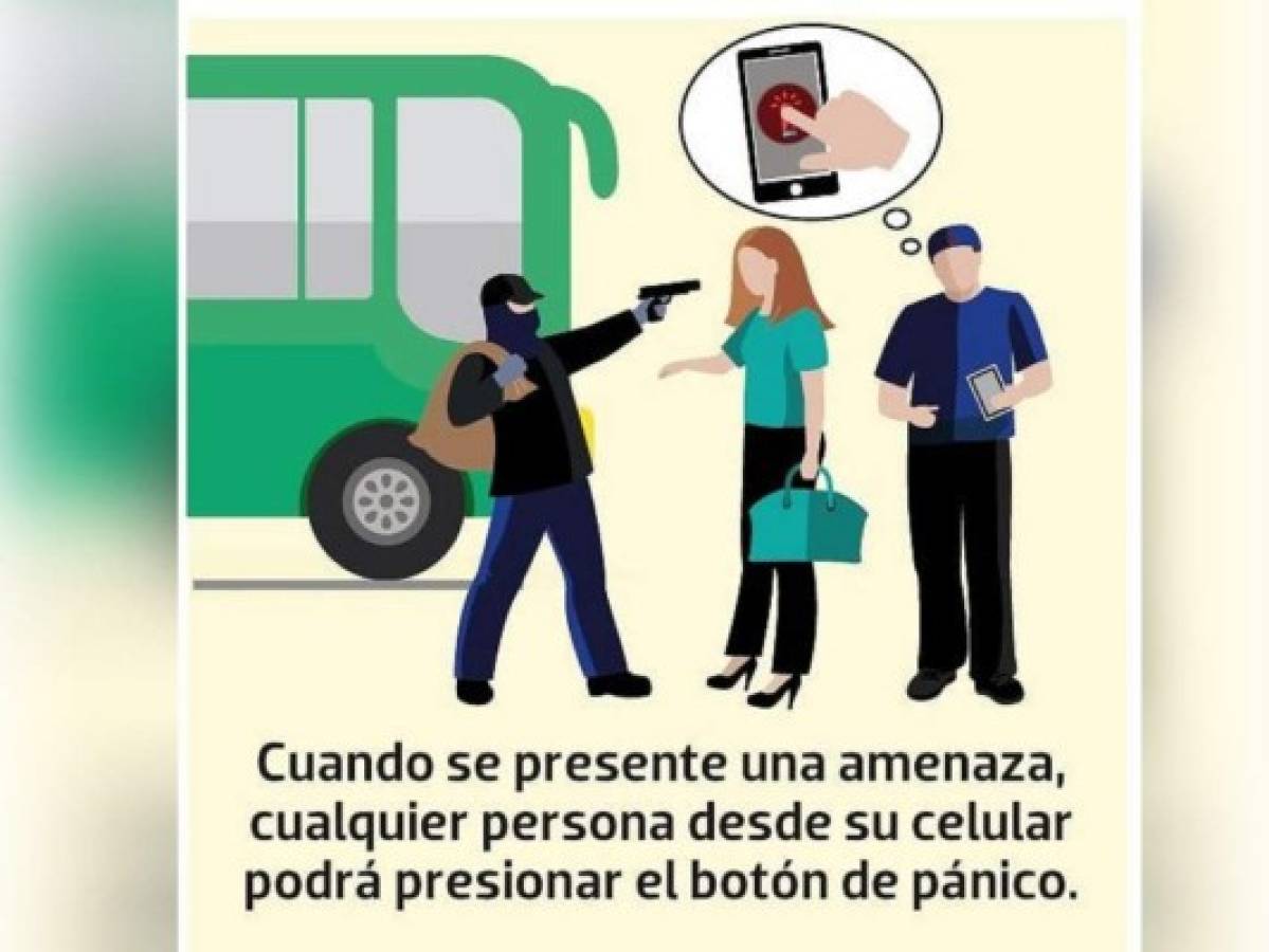 ¿Cómo funcionará la app de alertas cuando ocurran asaltos en buses?