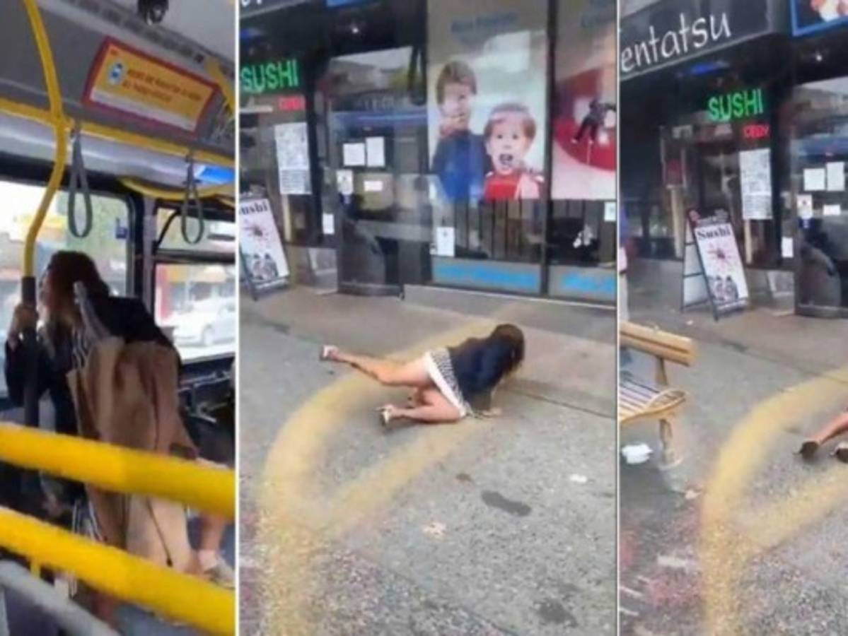 VIDEO: Hombre lanza de metro a mujer tras discutir por mascarilla en Canadá