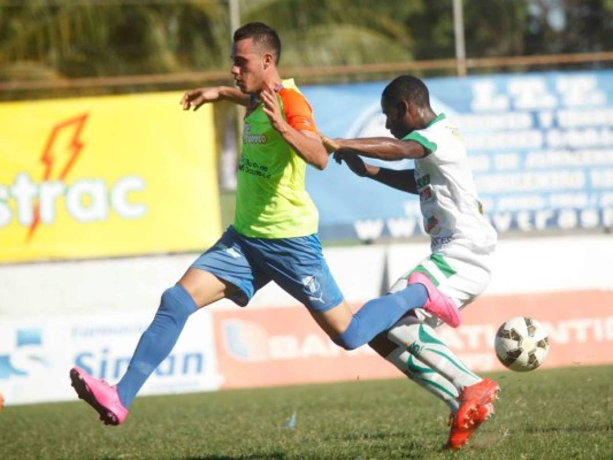 Platense le saca el empate a uno al Honduras de El Progreso en el minuto 90