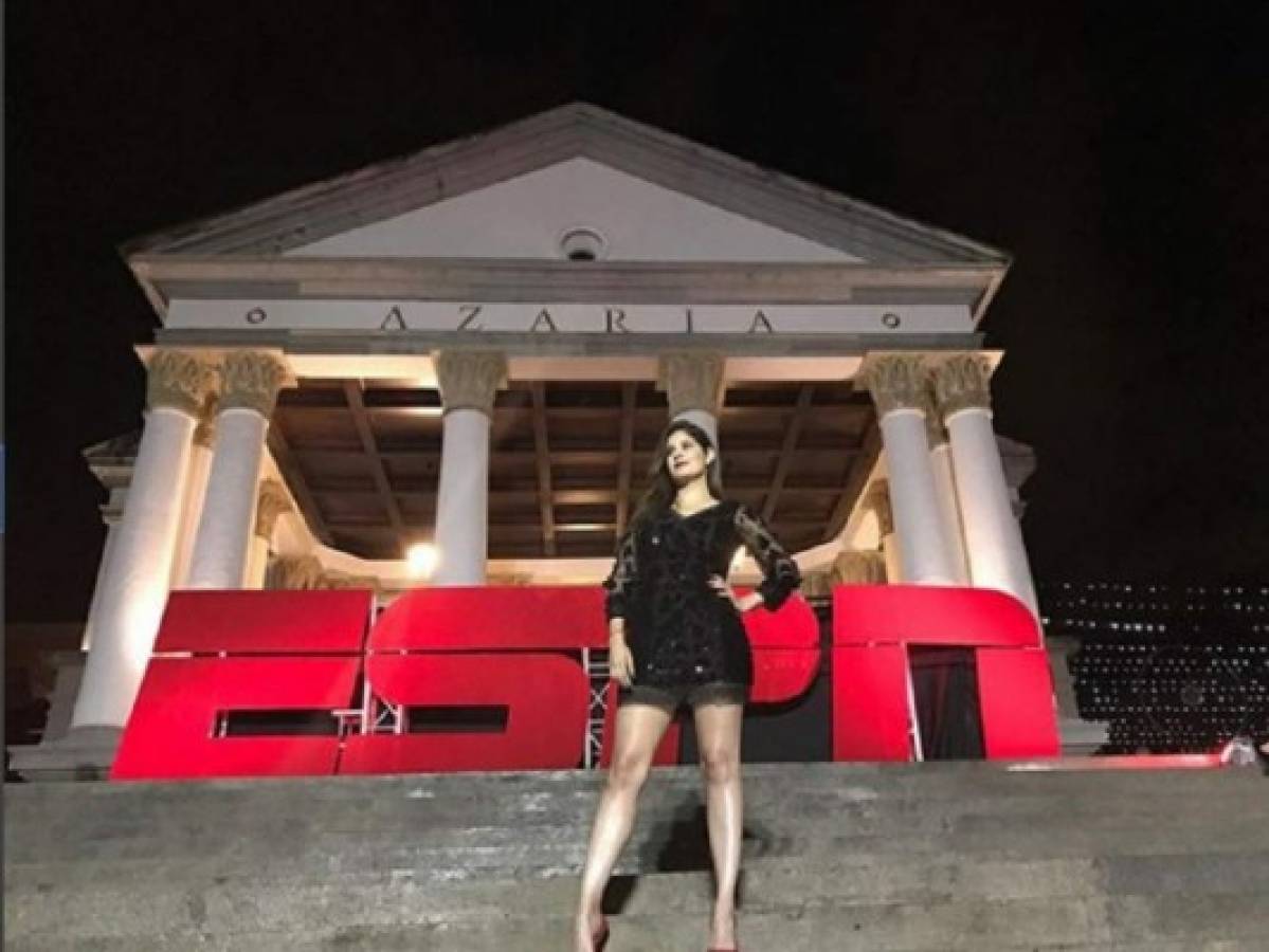 Carolina Padrón, la hermosa periodista de ESPN estará en el partido de Honduras contra Australia