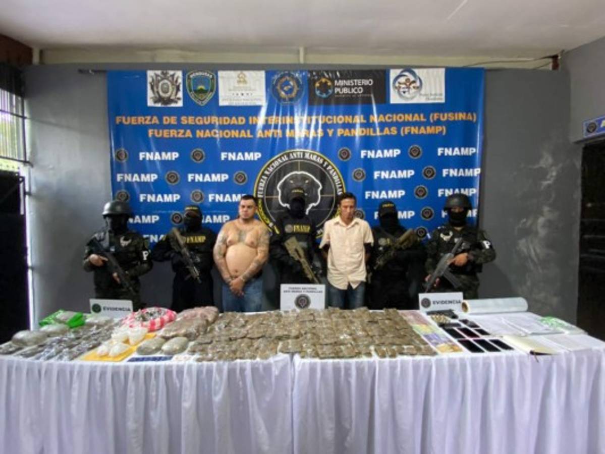 Capturan a 'El Pepo' y a 'El Camarón', miembros de la MS-13 en el Valle de Sula