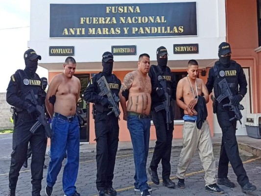 Así fue la captura de dos cabecillas de la Pandilla 18 y su mano derecha (Fotos)