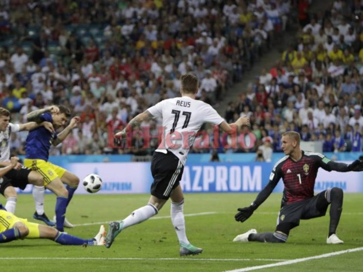 Alemania gana 2-1 ante Suecia dejándolo cerca de la clasificación a octavos de final