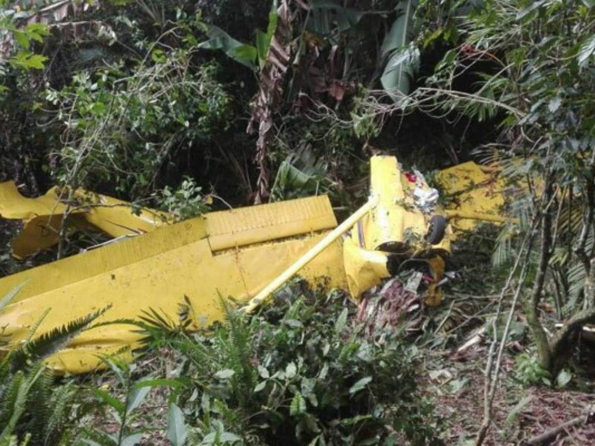 La avioneta empezó a presentar desperfectos mecánicos en pleno vuelo. Foto: Prensa Gráfica.