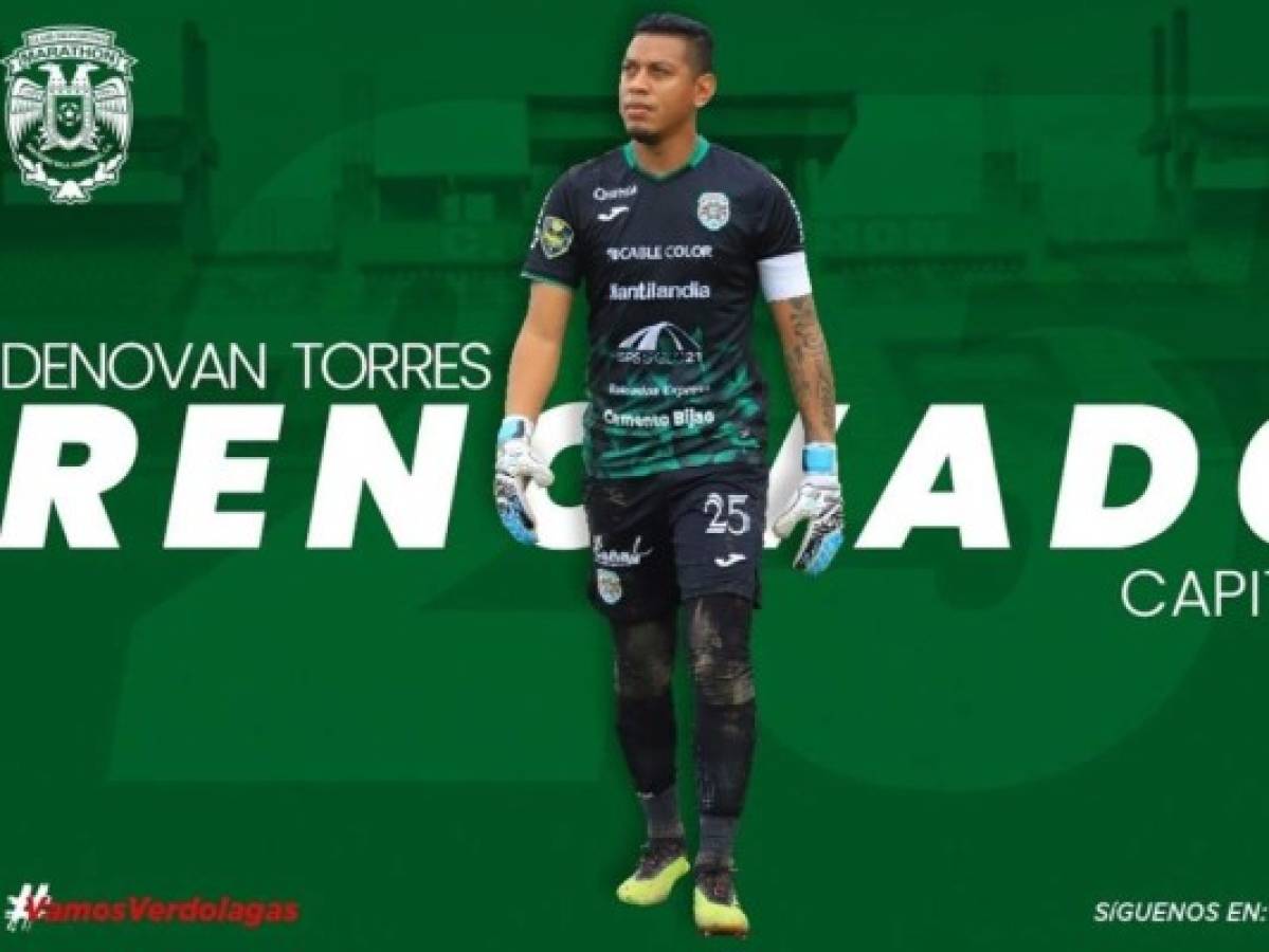 Marathón confirma la renovación de Denovan Torres  