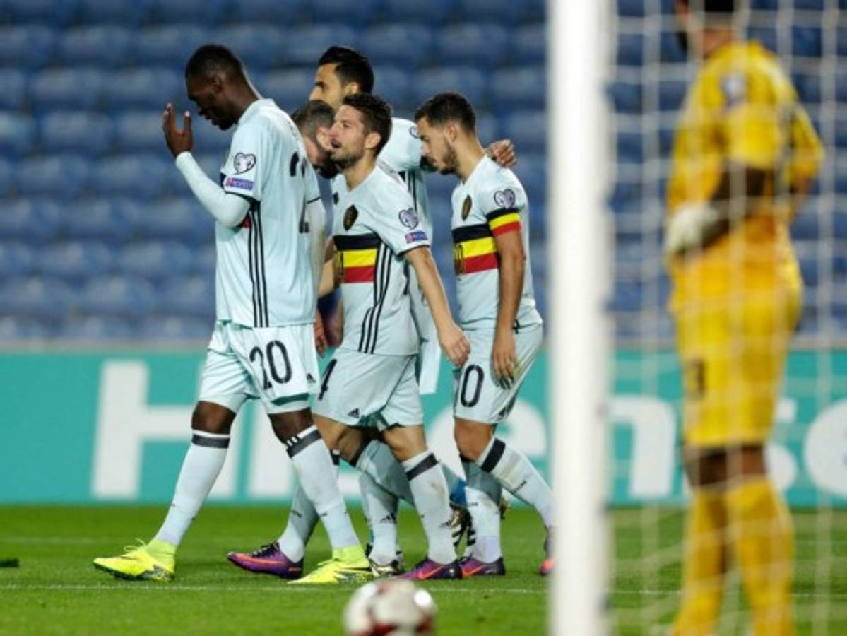 Bélgica se queda con el récord del gol más rápido en eliminatorias a un Mundial