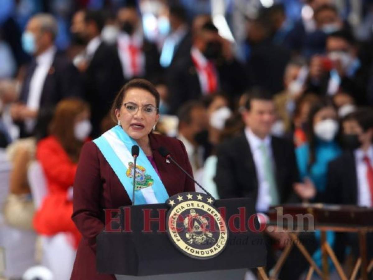 Las mejores imágenes que dejó la toma de posesión de Xiomara Castro