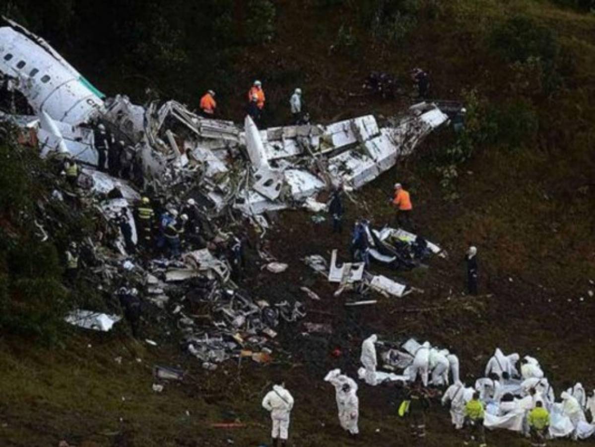 Tragedia Chapecoense - Brasil -, 71 fallecidos / 28 de noviembre de 2016.