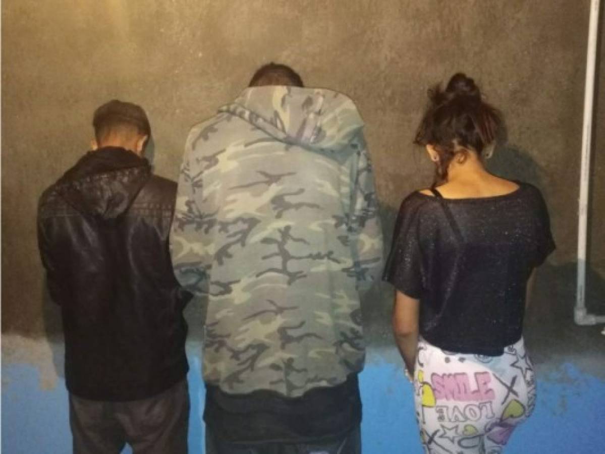 Capturan a tres menores de edad por tráfico de drogas en la capital de Honduras