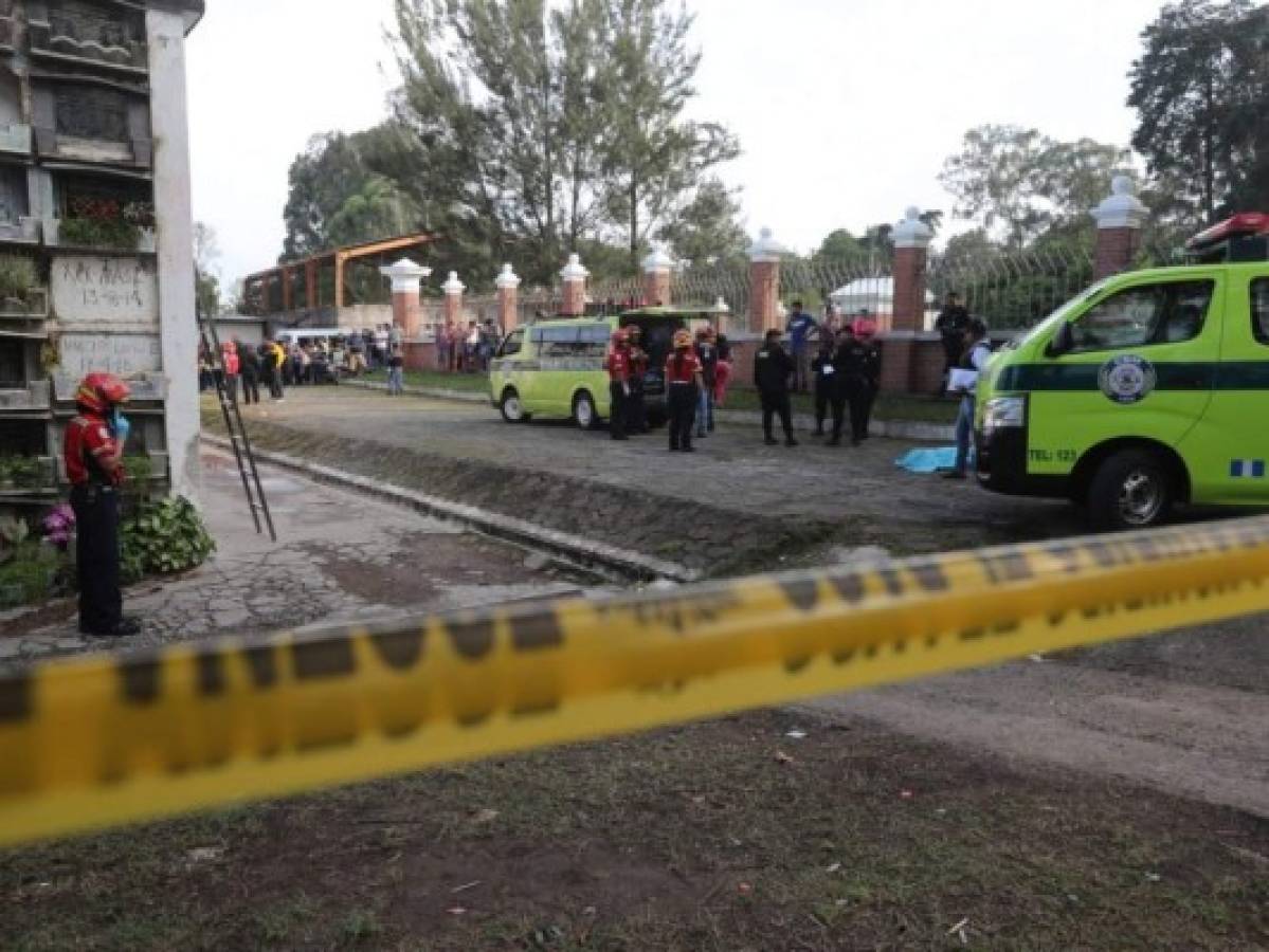 Seis muertos por tiroteo en cementerio de Guatemala