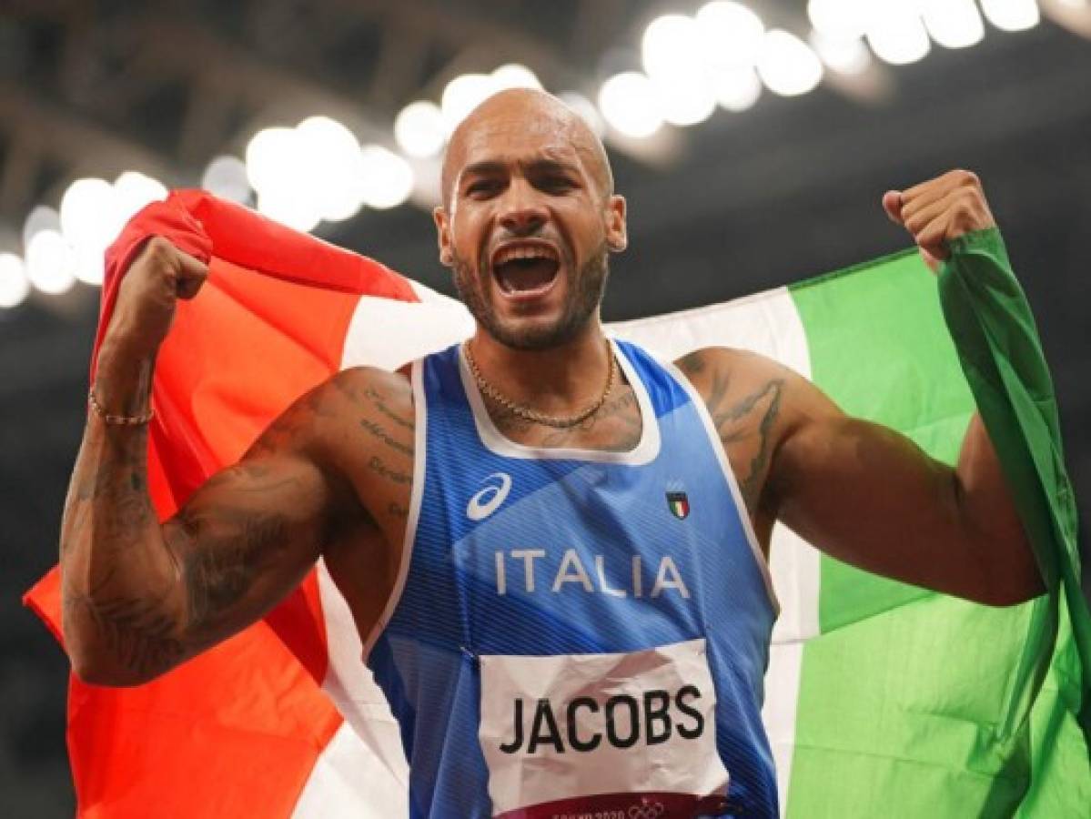 Jacobs sorprende en 100 metros; Rojas se corona con récord