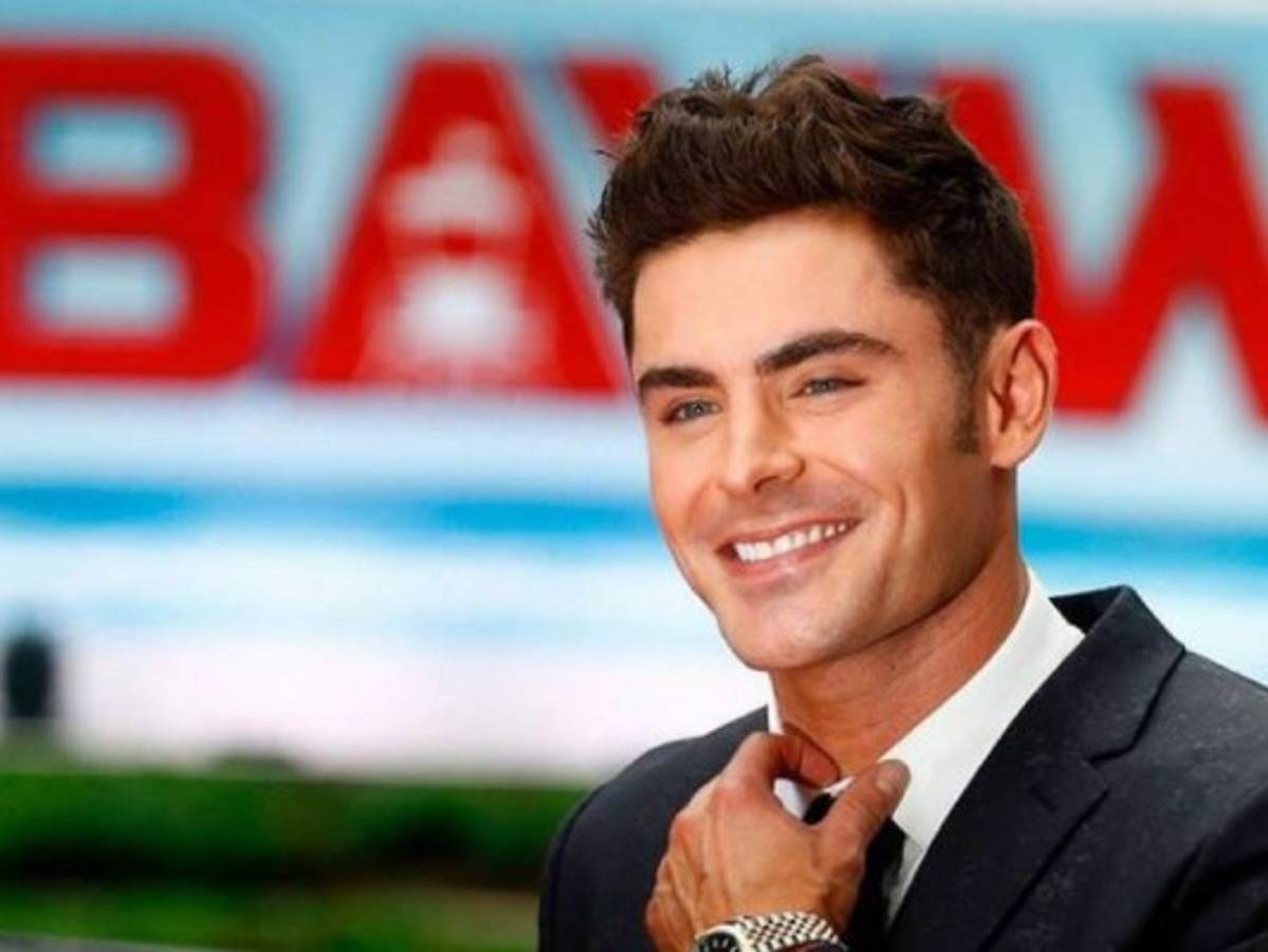 Critican el nuevo look de Zac Efron en las redes sociales