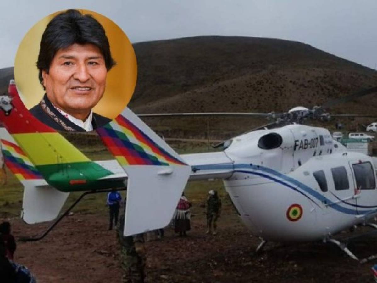 VIDEO: Momento en que se desploma helicóptero de Evo Morales