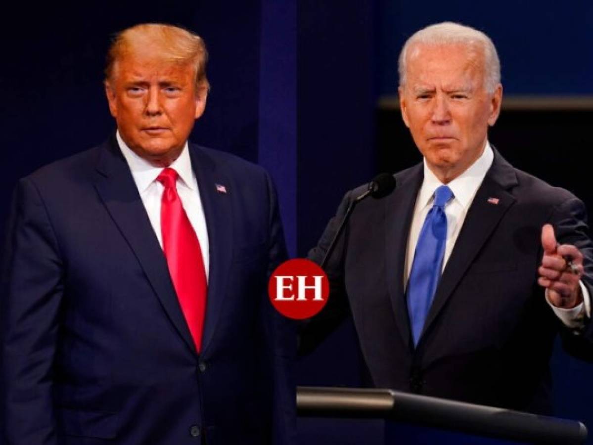 Trump y Biden intercambiaron ataques en su último debate presidencial