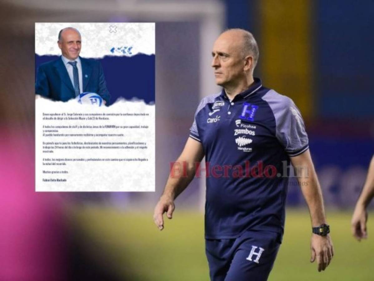 La carta de despedida de Fabián Coito tras su salida de la Selección de Honduras