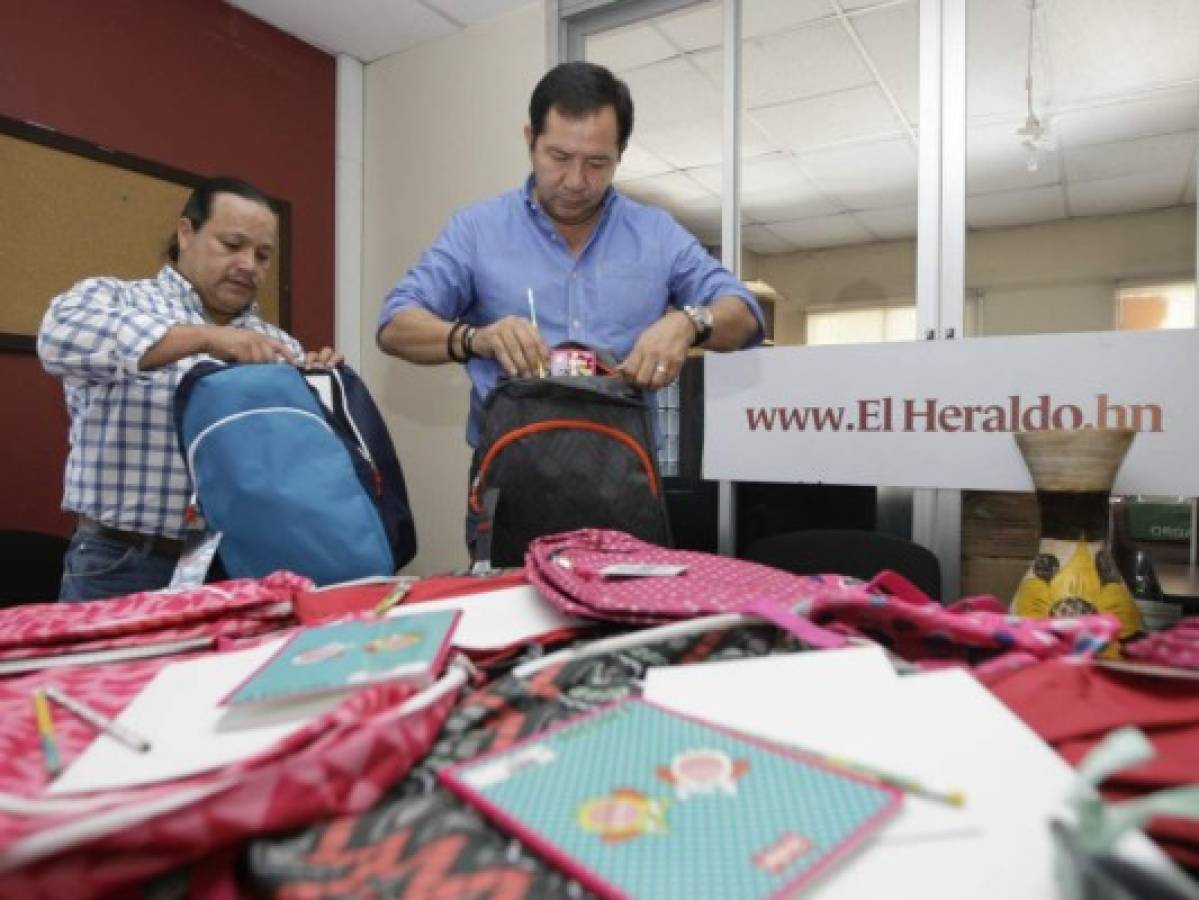 Hermosas mochilas llegan a EL HERALDO para niños de éxito