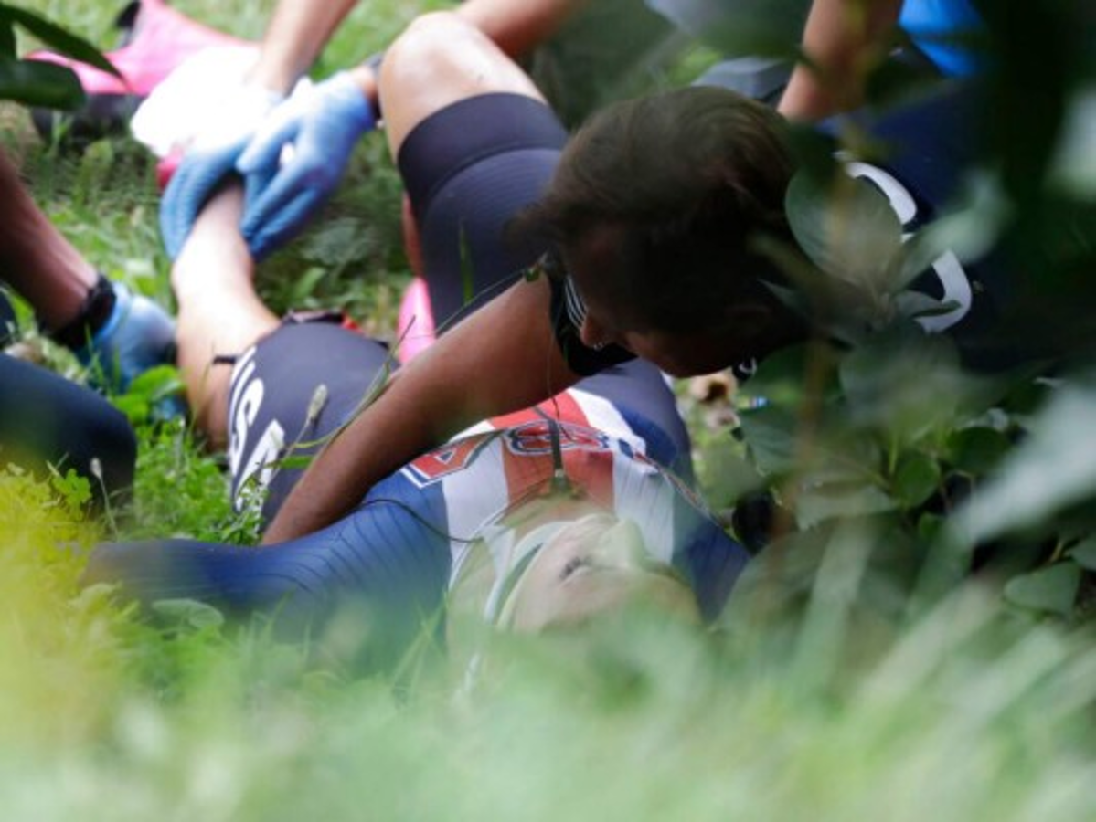 La estrepitosa caída de una de las mejores ciclistas del mundo