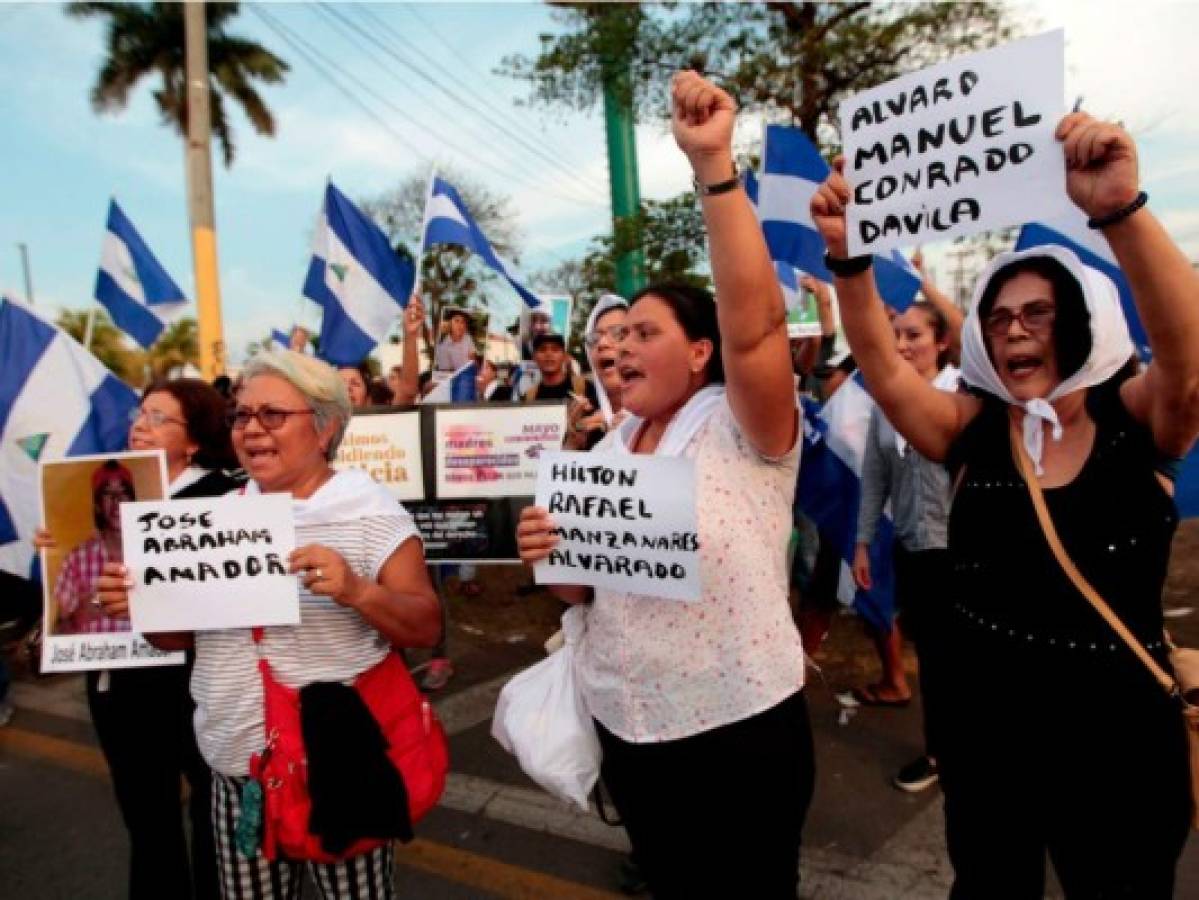 Madres nicaragüenses piden justicia para asesinados en protestas