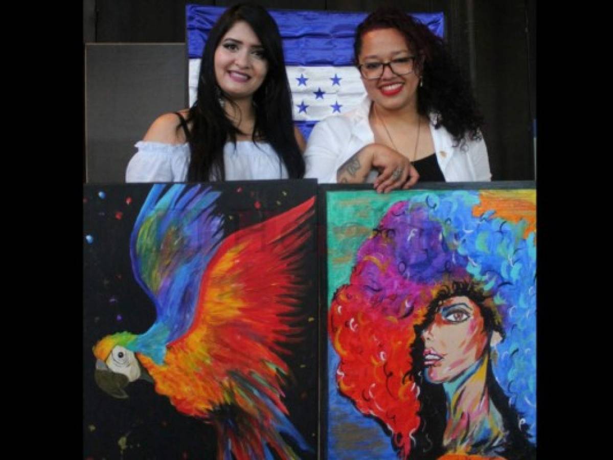 Dúo de pintoras hondureñas en gira por España