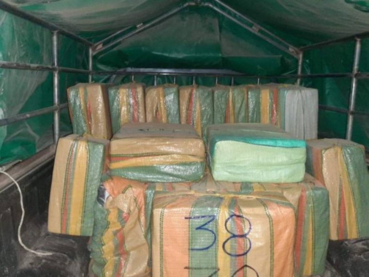Policía de Guatemala decomisa 1,700 kilos de cocaína