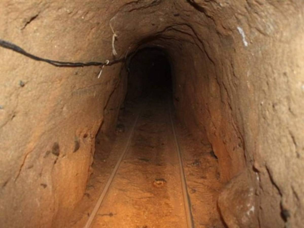 Hallan túnel de 563 m para trasiego de droga en frontera México-EEUU
