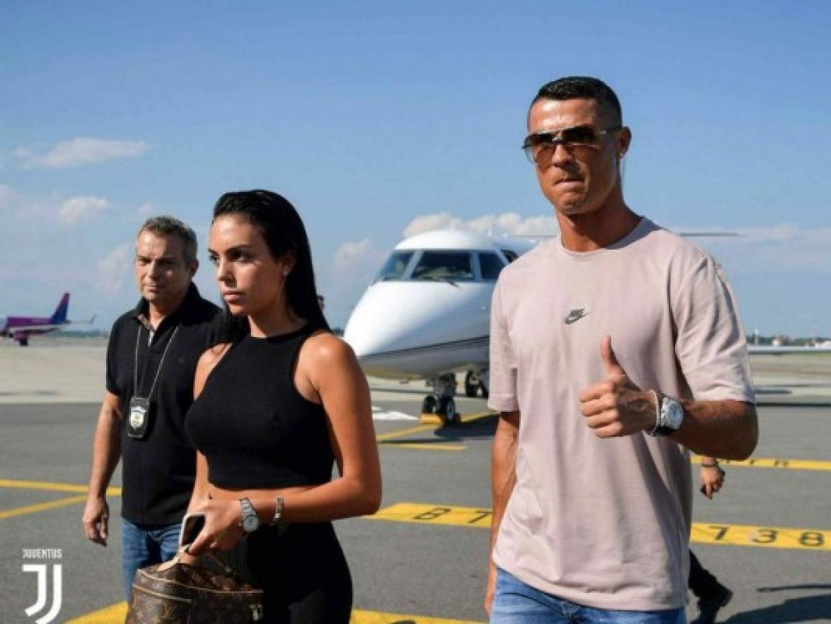 Cristiano Ronaldo llega a Turín para ser presentado por la Juventus