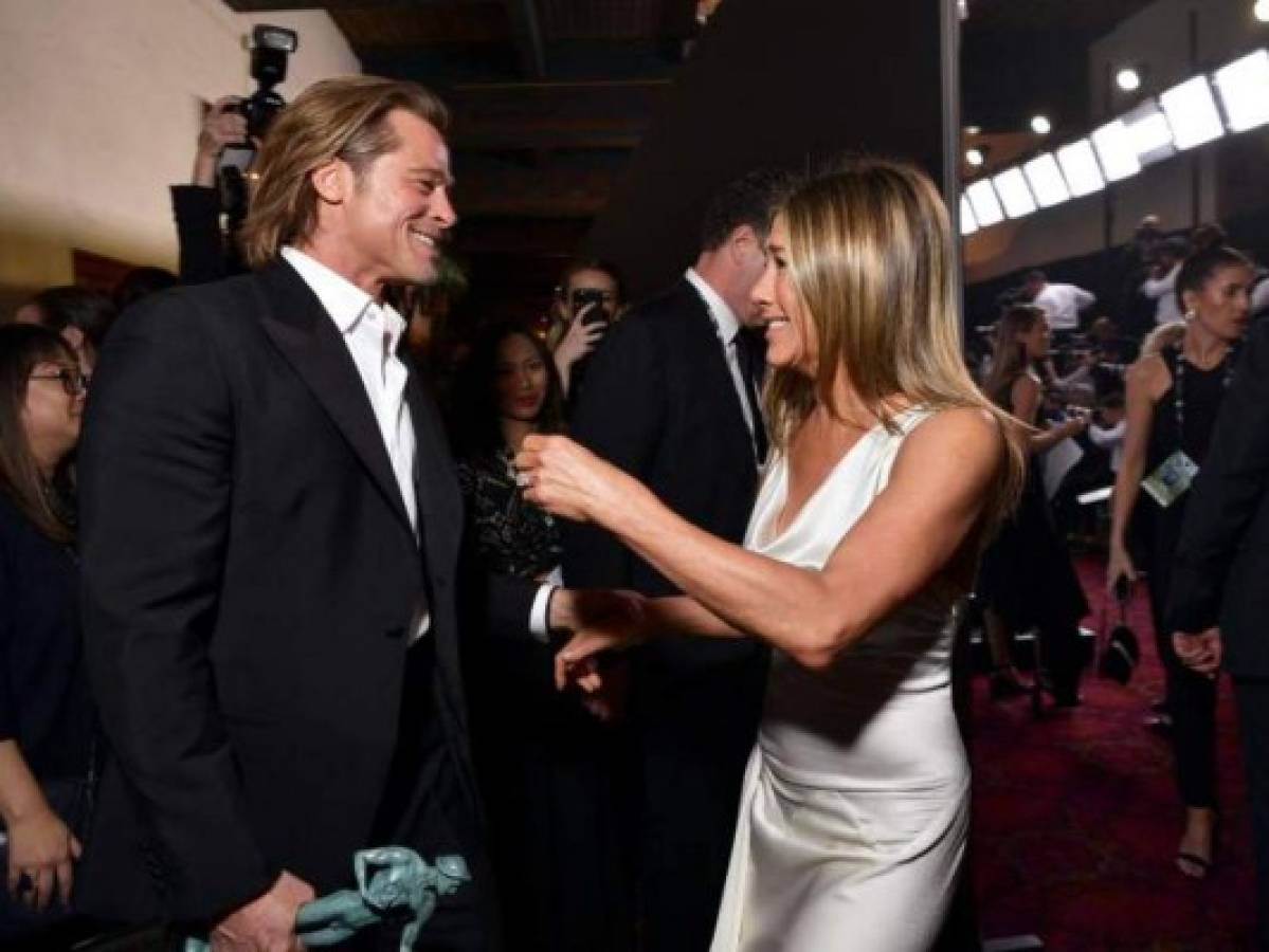 Reunión virtual entre Jennifer Aniston y Brad Pitt ilusiona a fans